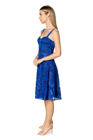 Adelina Dress / ELECTRIC BLUE