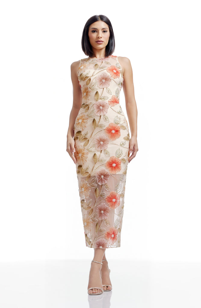 Dress the Population Women's Helena Dress - Multi - Size M