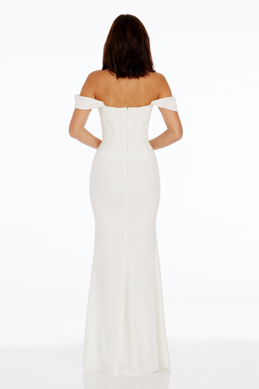 Melania Dress / WHITE