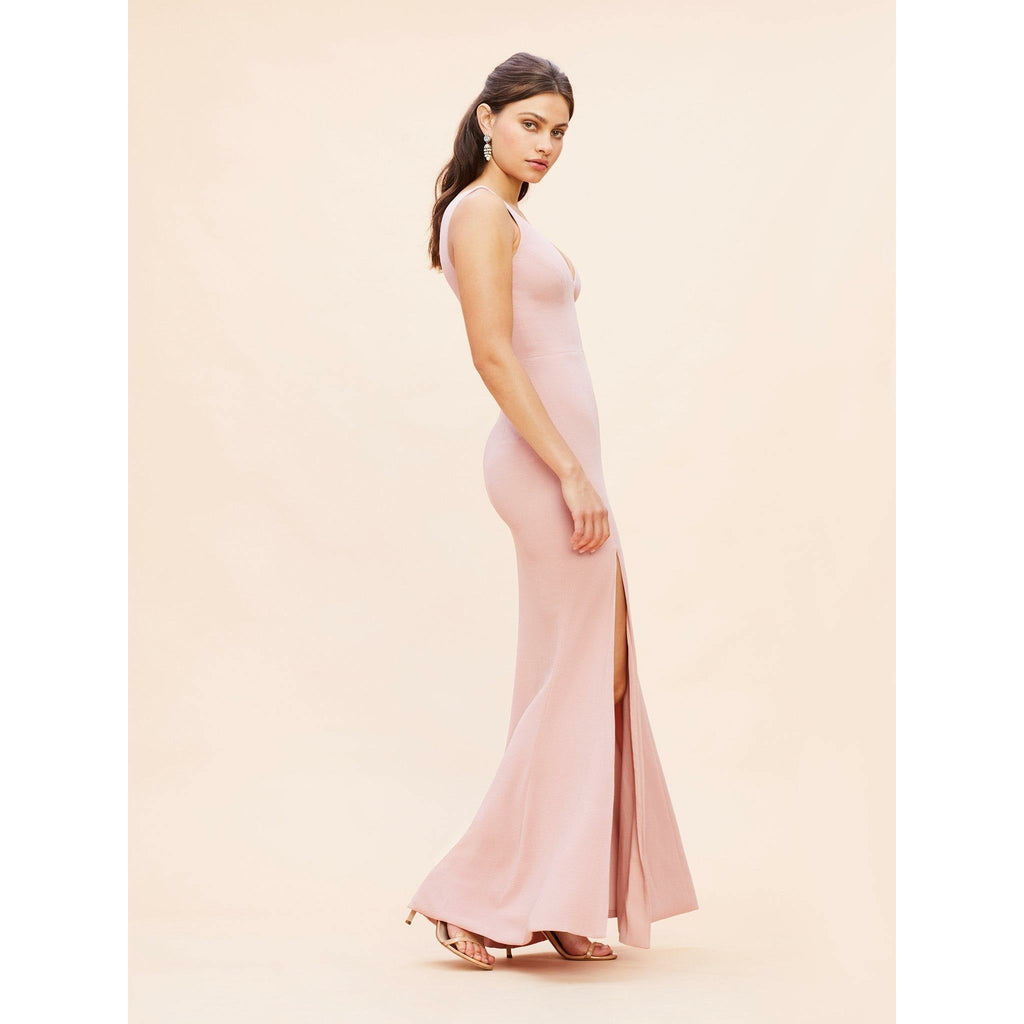 sandra gown dress the population Dress The Population Sandra Gown - Pink