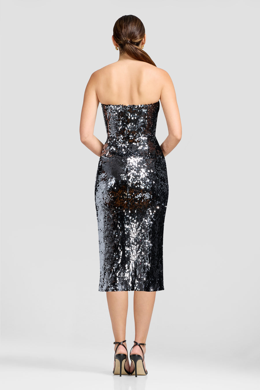 Adana Dress / GUNMETAL