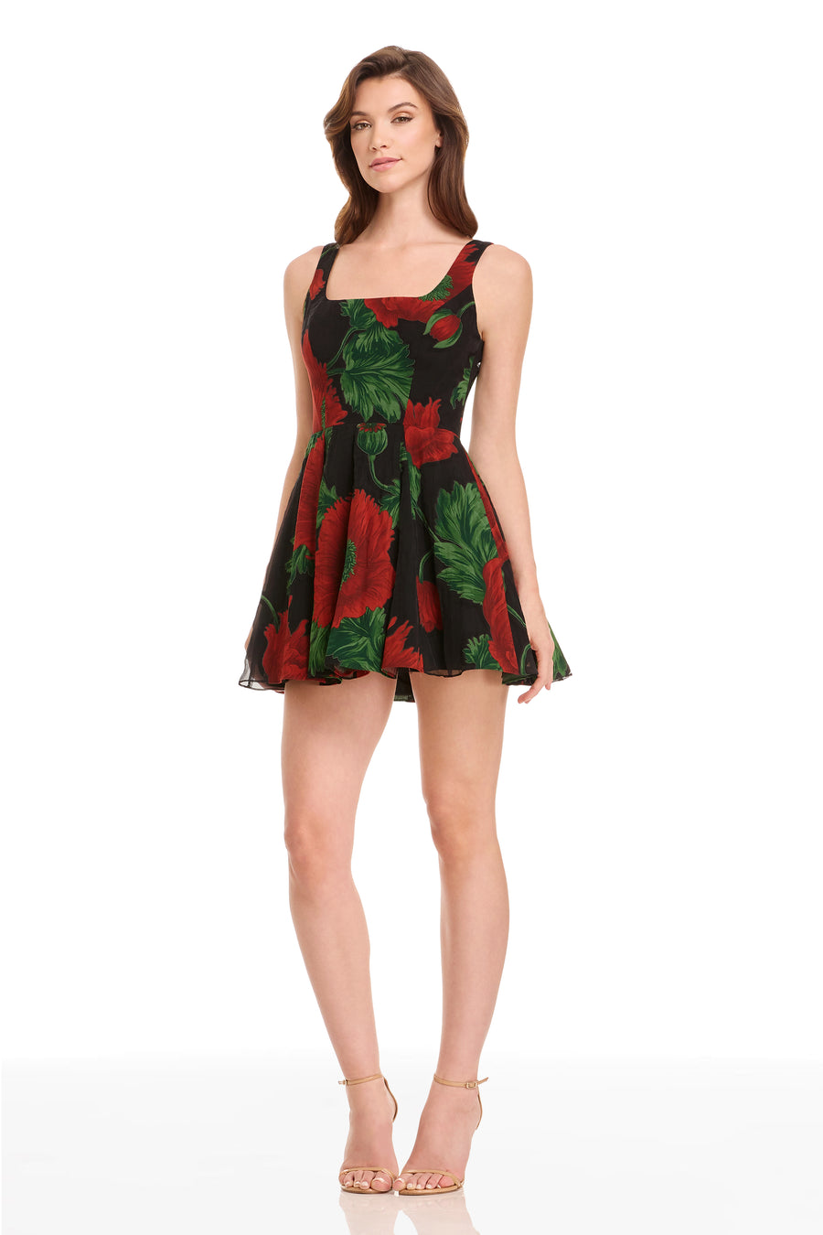 AINSLEY DRESS / BLACK MULTI