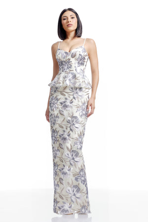 Akiah Dress / Ivory Multi