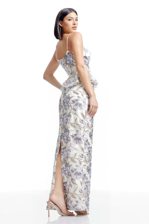 Akiah Dress / Ivory Multi