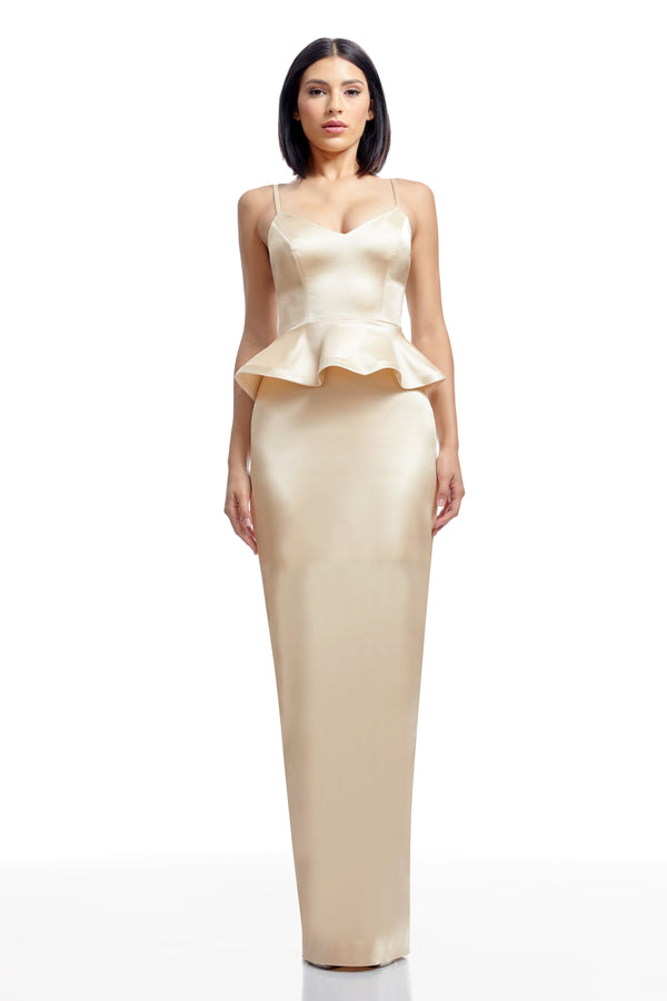 Akiah Dress / Champagne