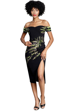 Alani Dress / BLACK MULTI