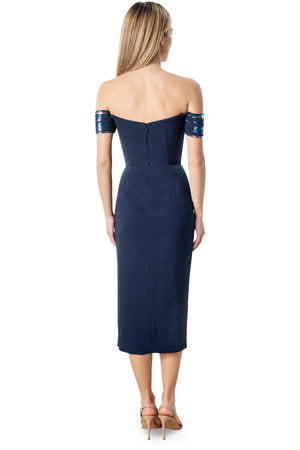 Alani Dress / NAVY MULTI