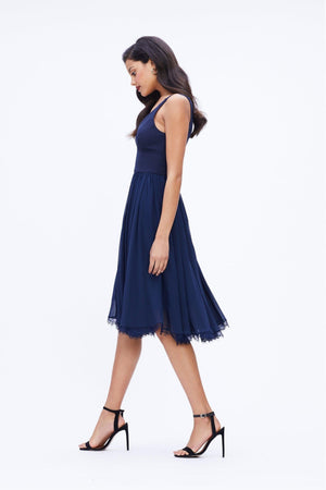 Alicia Dress / MIDNIGHT BLUE
