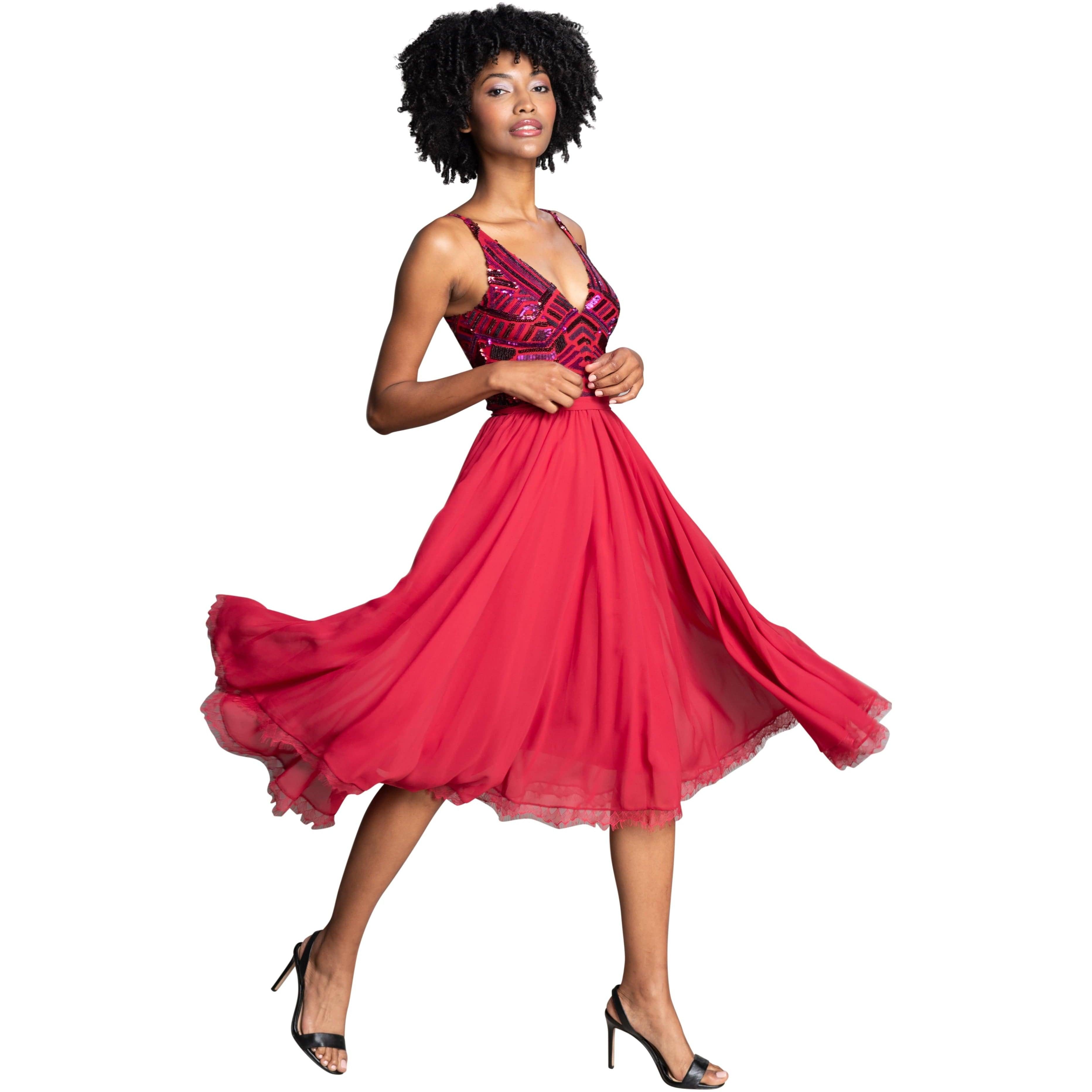 Alicia Mixed Media Dress Alicia Mixed Media Dress