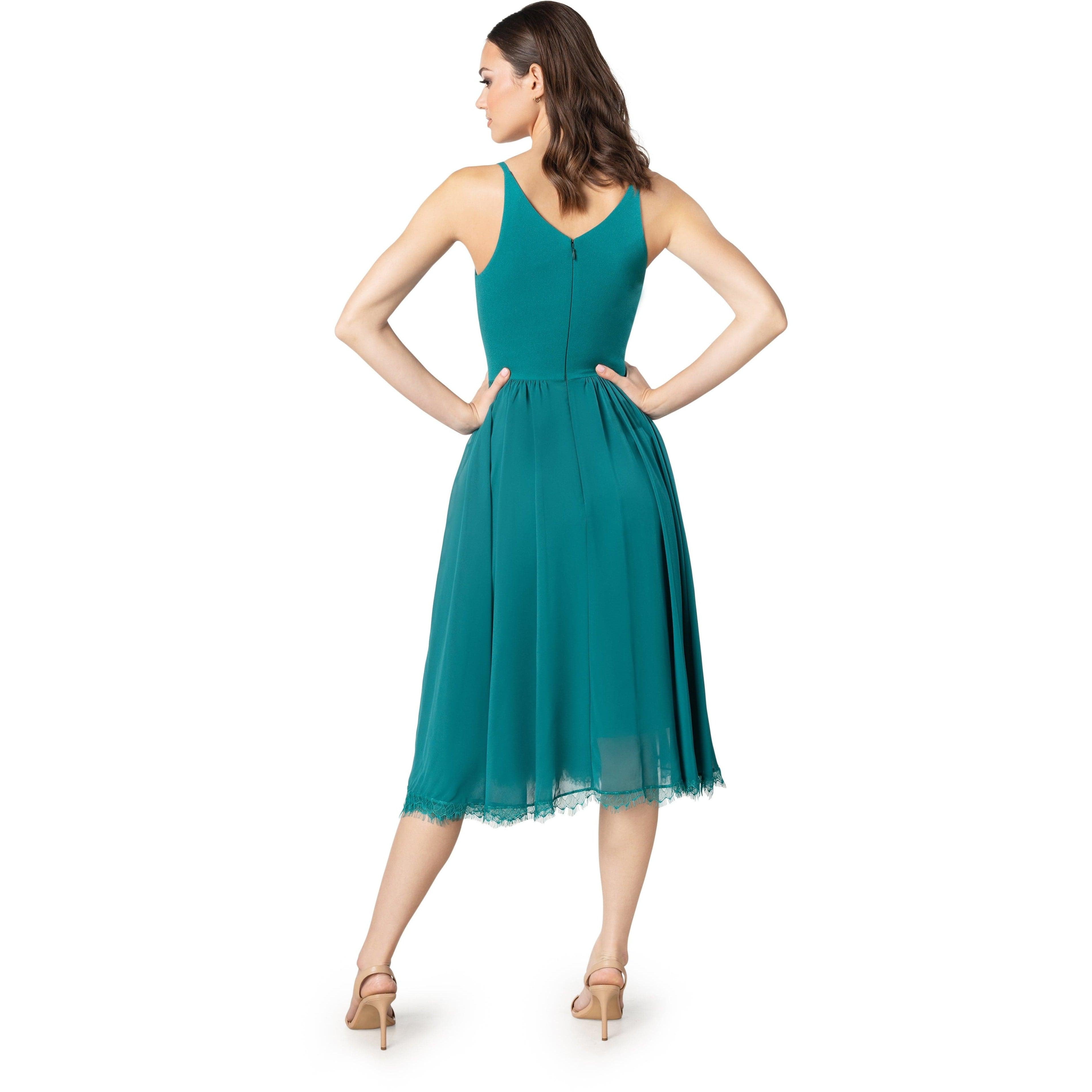Alicia Mixed Media Dress Dress the Population