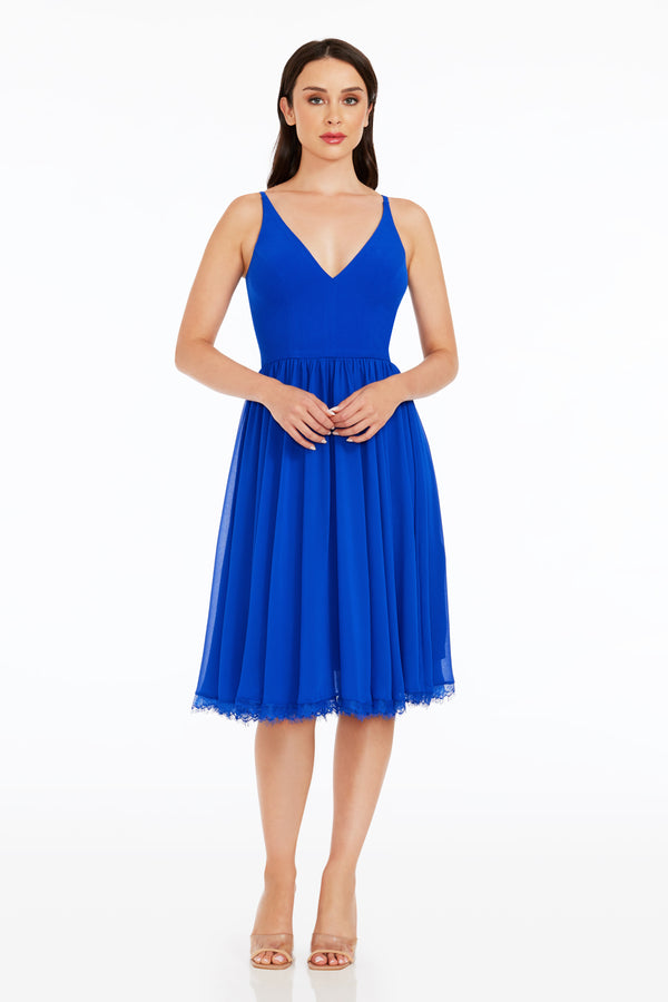 Alicia Dress / ELECTRIC BLUE