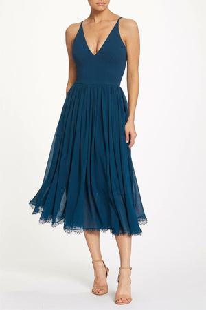 Alicia Dress / PEACOCK BLUE
