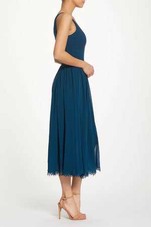 Alicia Dress / PEACOCK BLUE