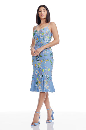 Allona Dress / SKY MULTI