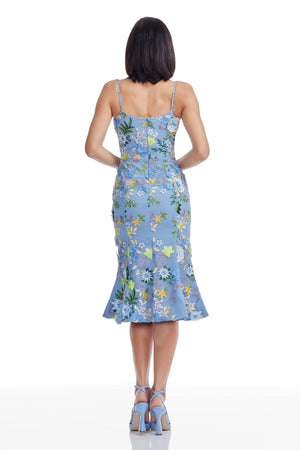 Allona Dress / SKY MULTI