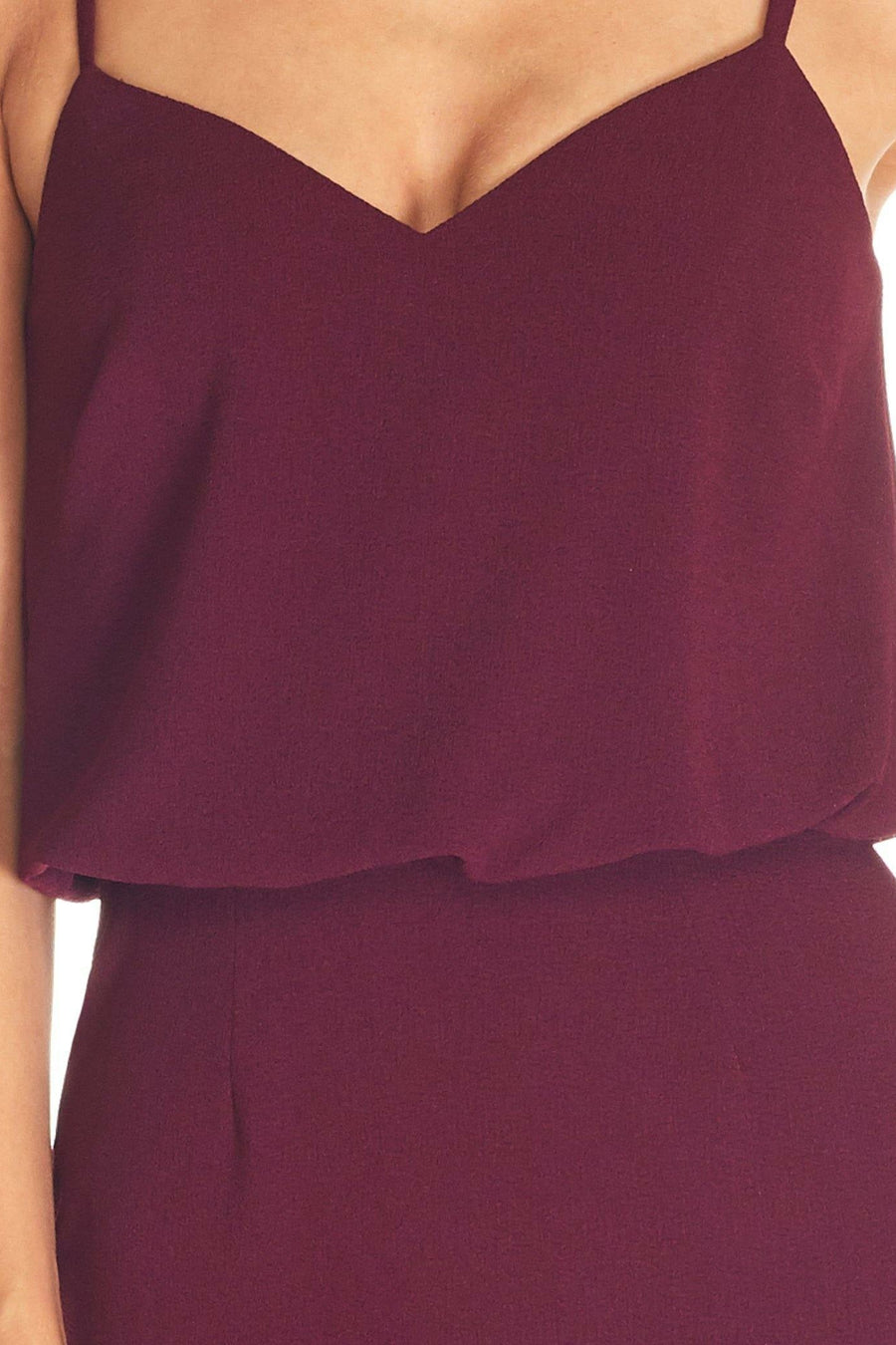 Alondra Dress / BURGUNDY