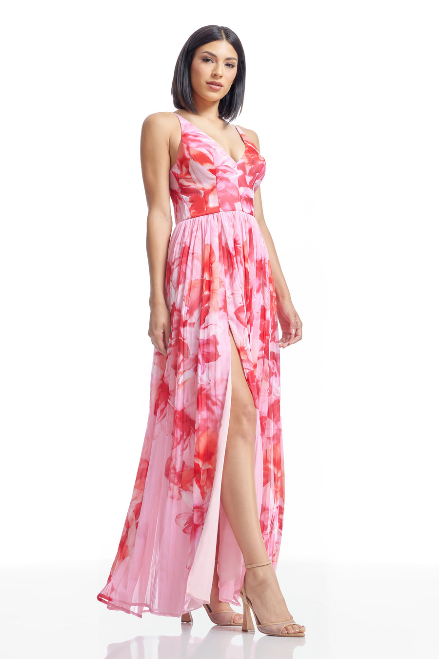 Alyssa Dress / Blush Multi