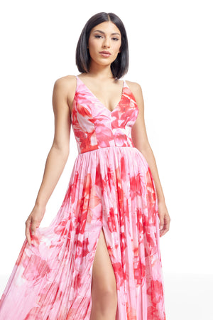 Alyssa Dress / Blush Multi