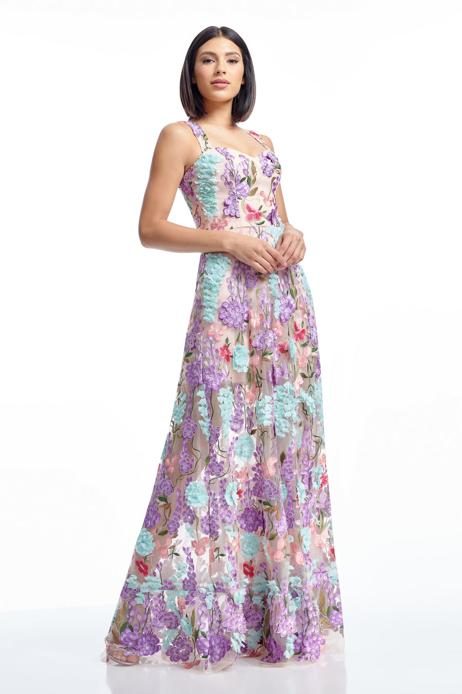 Anabel Dress / Blush Multi