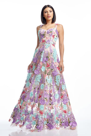 Anabel Dress / Blush Multi