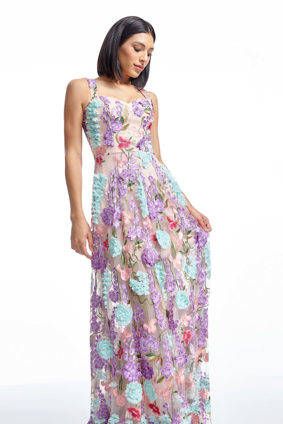 Anabel Dress / Blush Multi