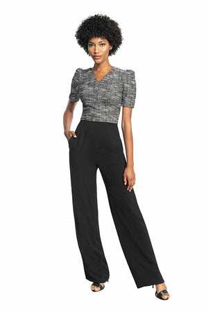 Anais Jumsuit / BLACK MULTI