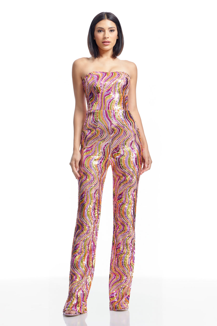 Andy Jumpsuit / Bright Fuchsia Multi