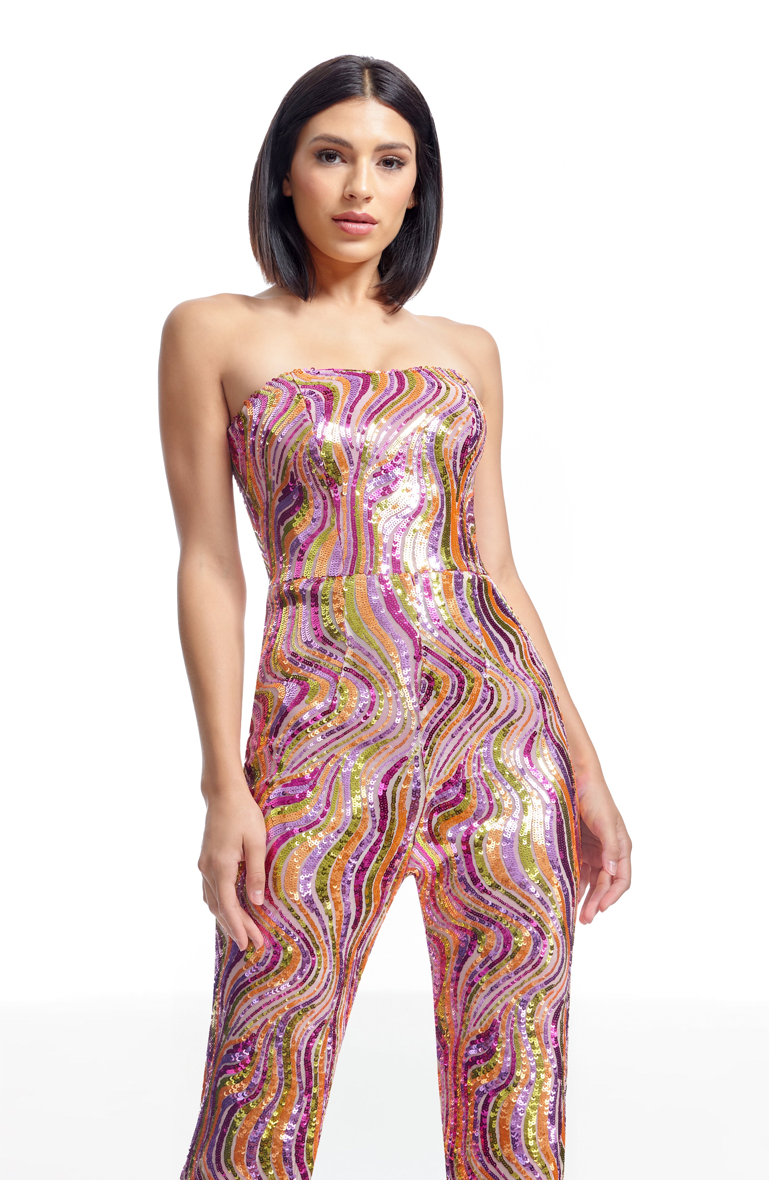 dress the population andy sequin jumpsuit Andy Jumpsuit  Dress the Population
