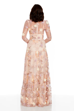 Angelina Dress / CREAM MULTI