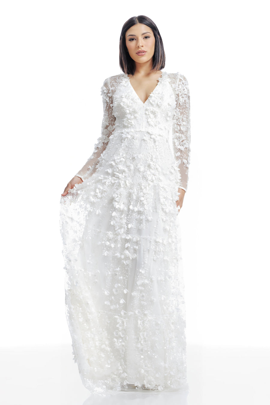 Angelina Dress / White