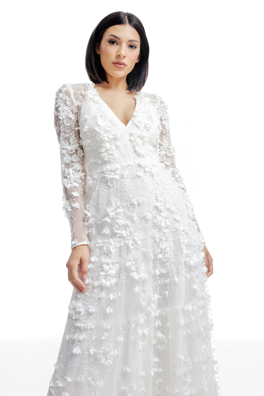Angelina Dress / White
