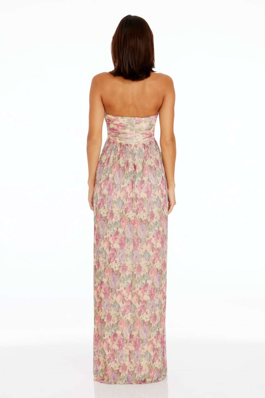 angelique floral maxi dress Petal and Pup Women's Angelique Strapless Maxi Dress