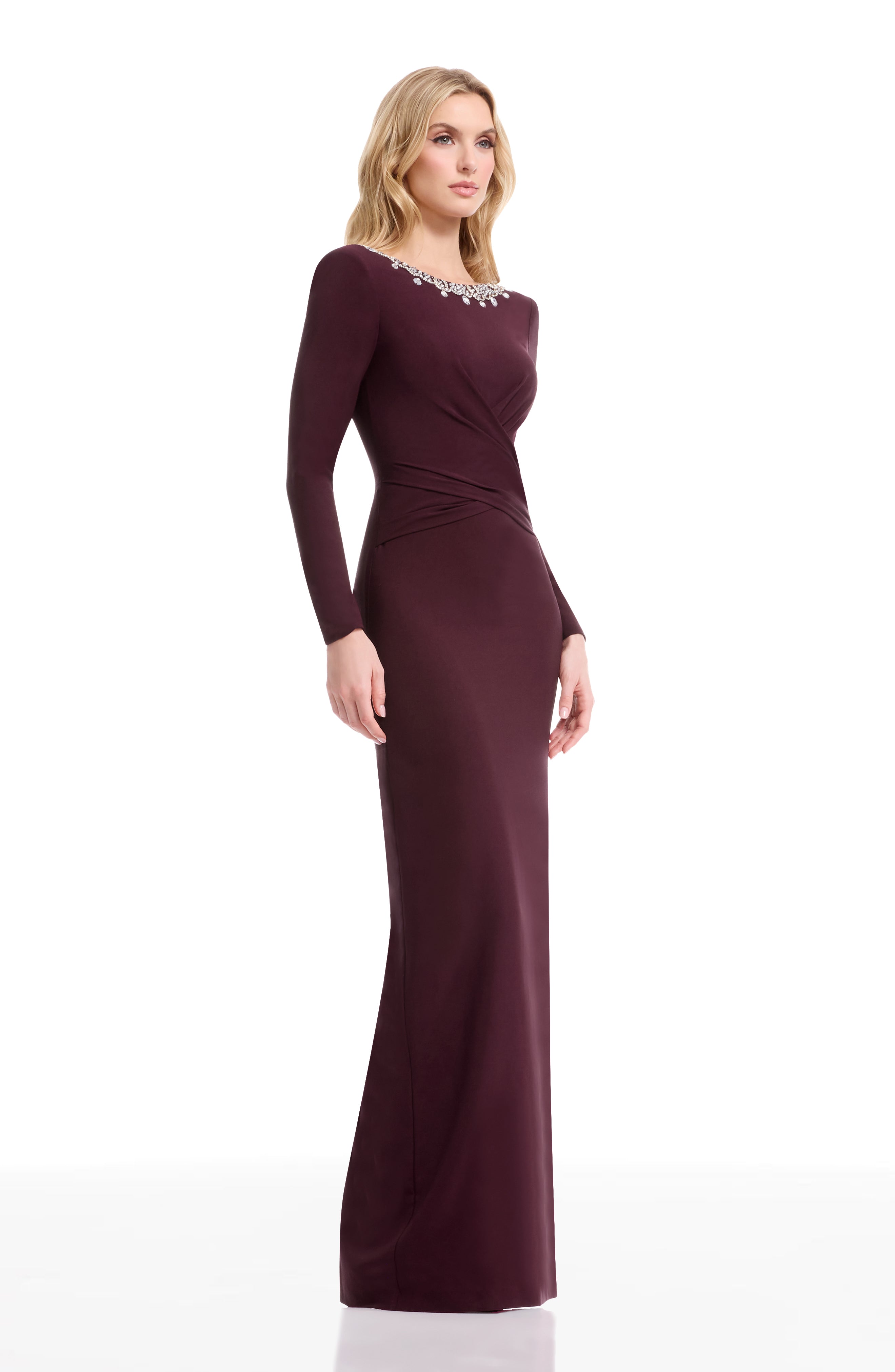 anne formal lattice satin dress Heidi Formal Lattice Dress main image 1