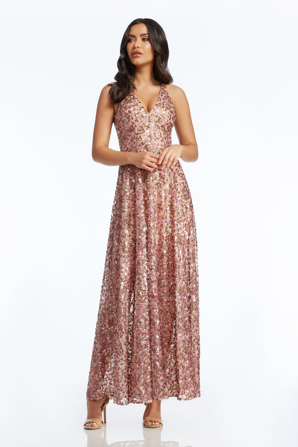 Aryiah Gown / BLUSH MULTI