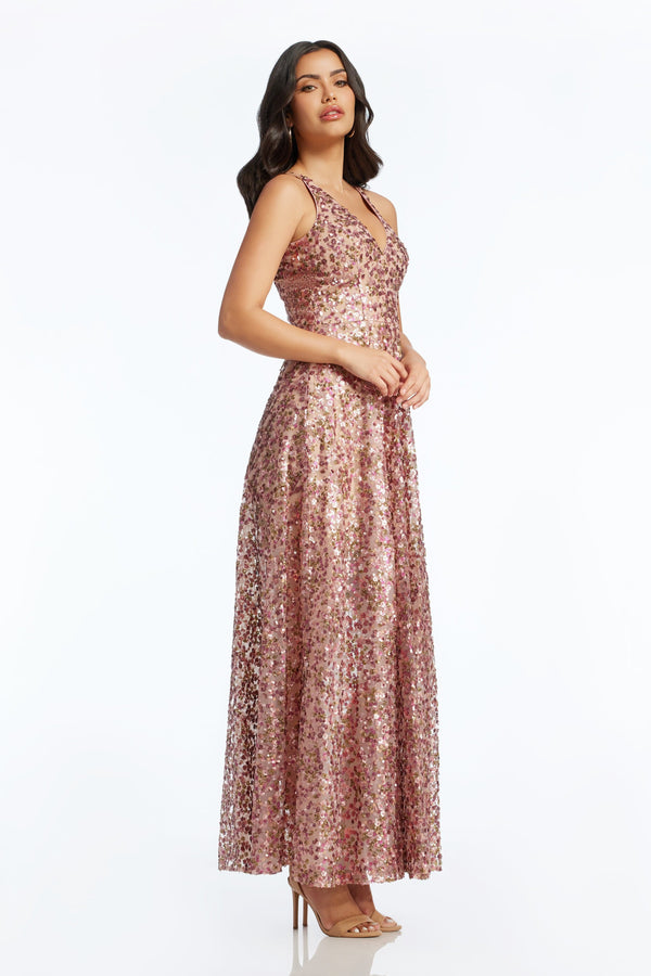 Aryiah Gown / BLUSH MULTI