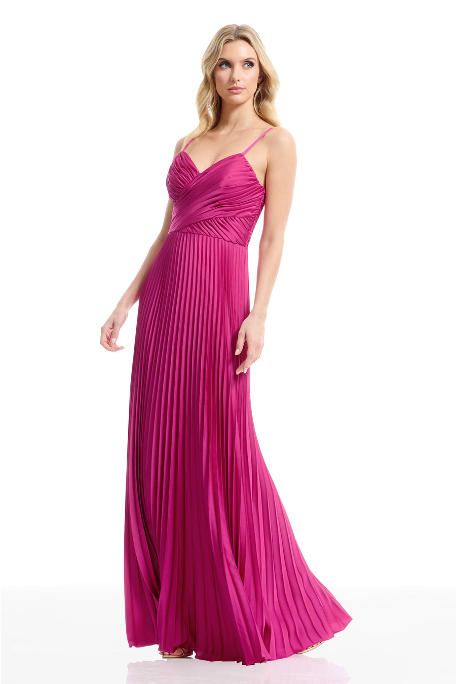 ASPEN DRESS / BRIGHT FUCHSIA