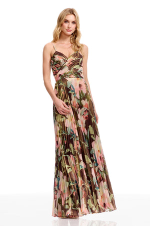 ASPEN DRESS / MOCHA MULTI