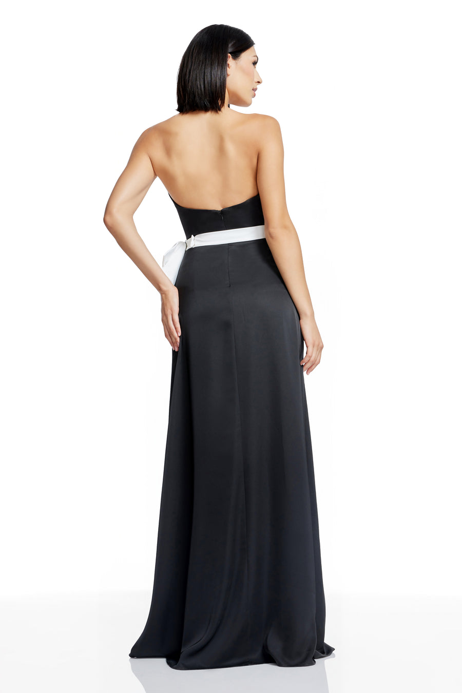 Athene Dress / Black-White