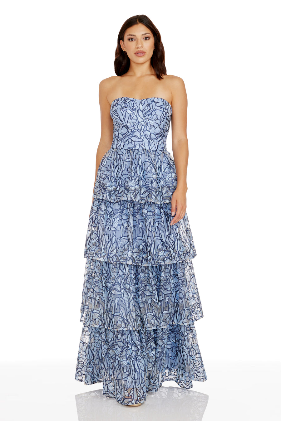 Aubriella Dress / MINERAL BLUE MU