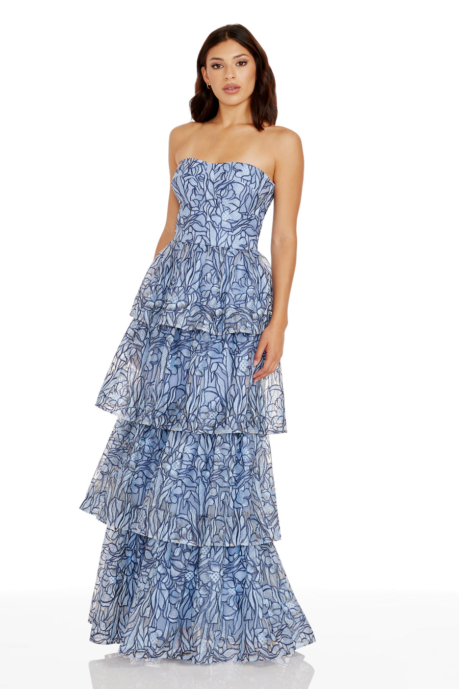 Aubriella Dress / MINERAL BLUE MU