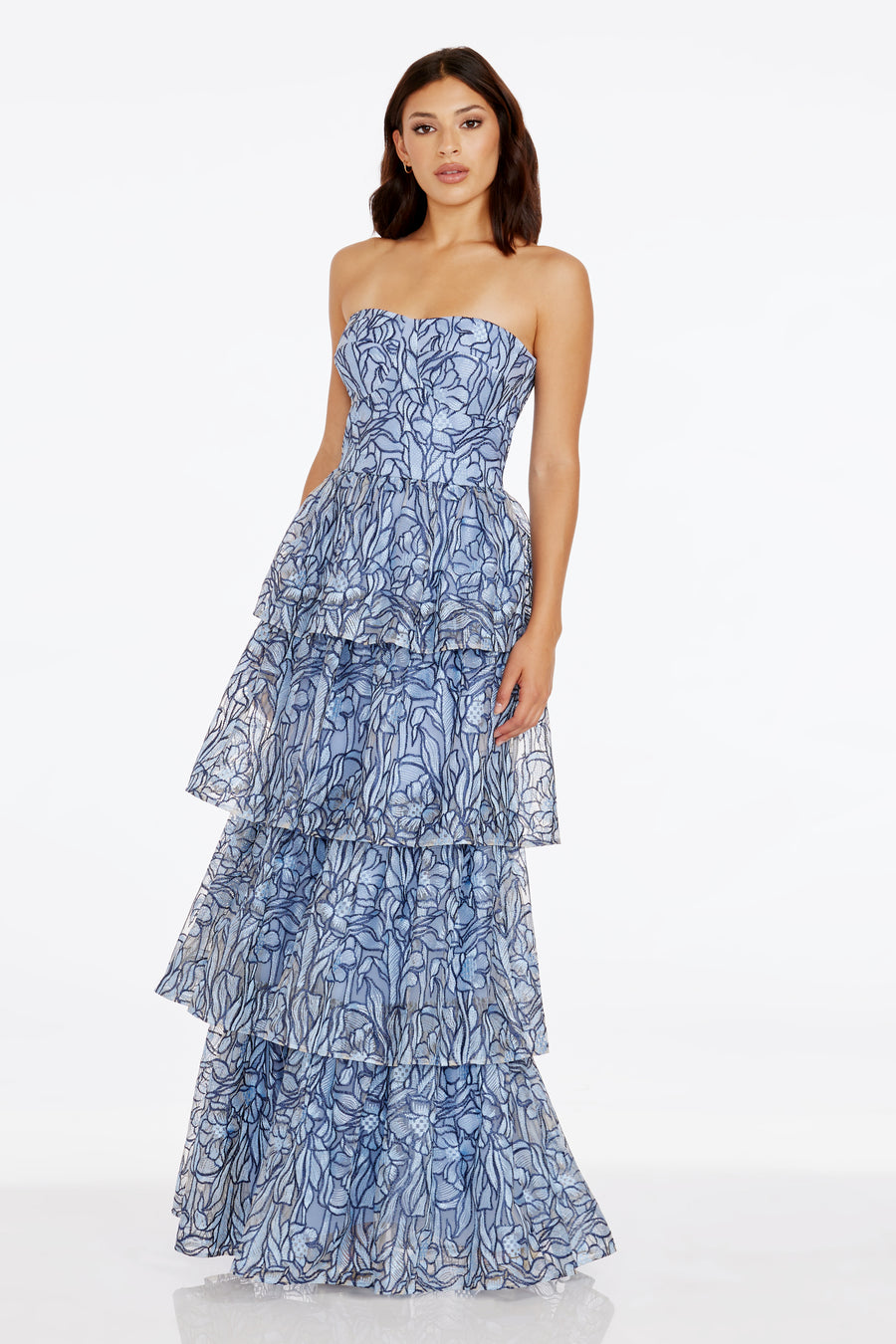 Aubriella Dress / MINERAL BLUE MU