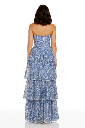 Aubriella Dress / MINERAL BLUE MU