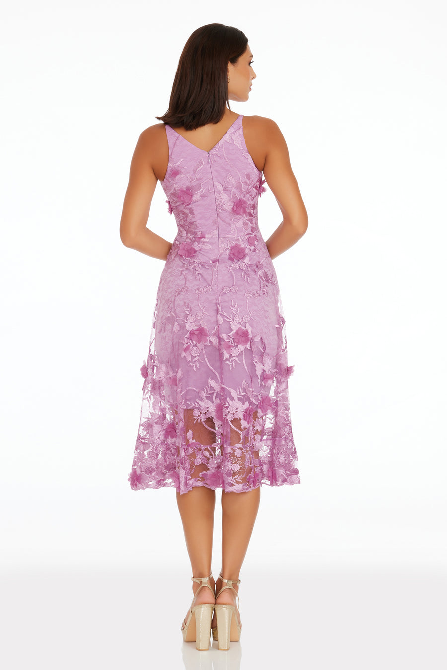 Audrey Dress M / LILAC/NUDE Audrey Dress M / LILAC/NUDE