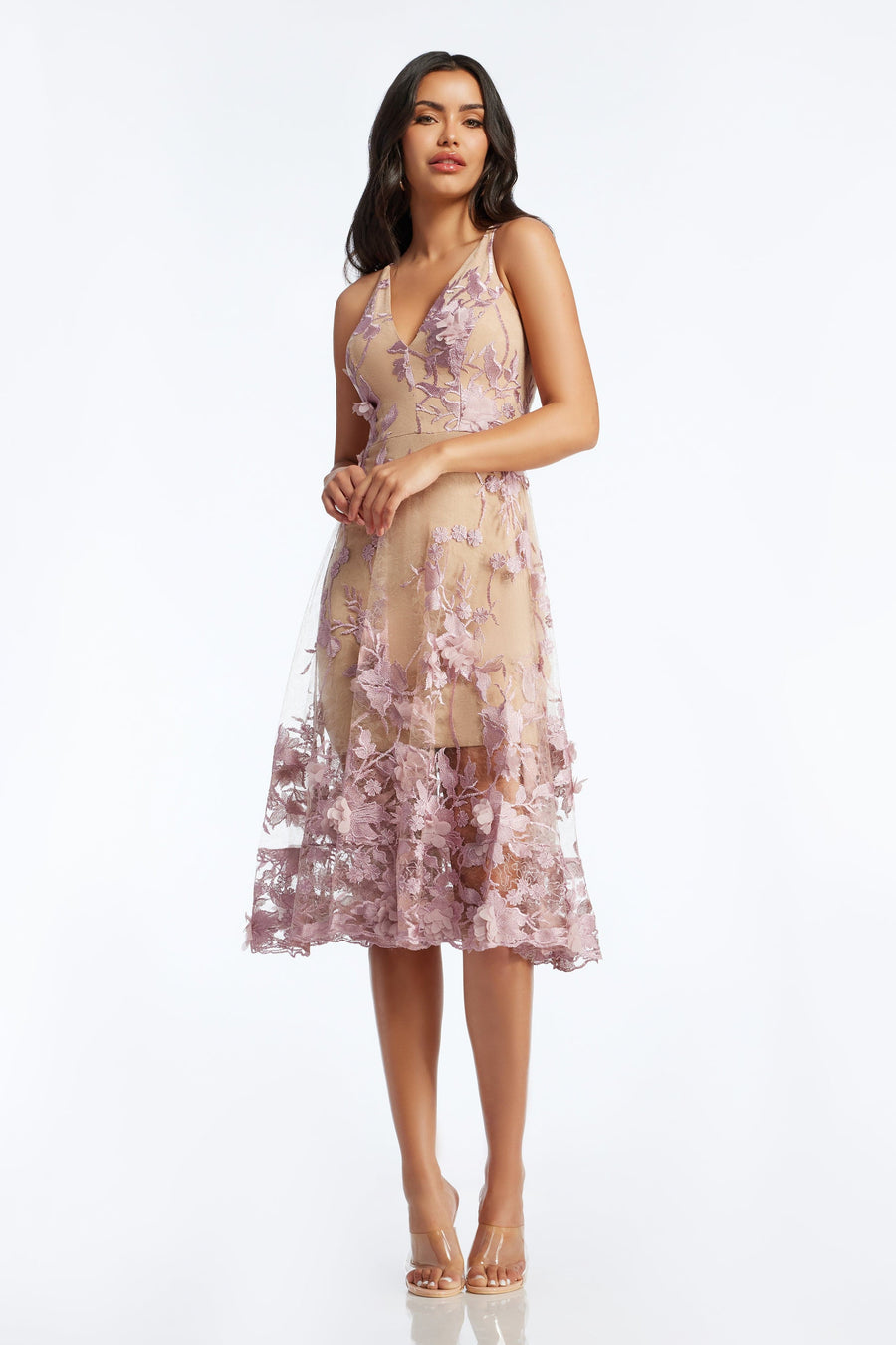 Dress The Population Audrey Dress - Yellow - Xs Dress The Population Audrey Dress - Yellow - Xs