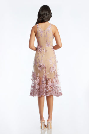 Audrey Dress / LILAC/NUDE