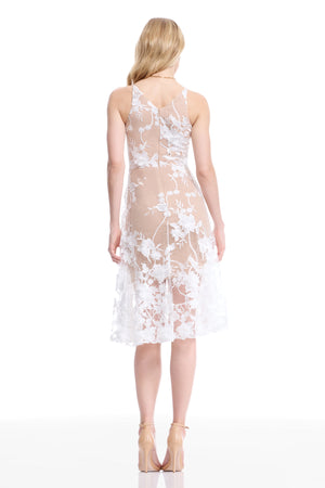 Audrey Dress / OFF WHITE/NUDE