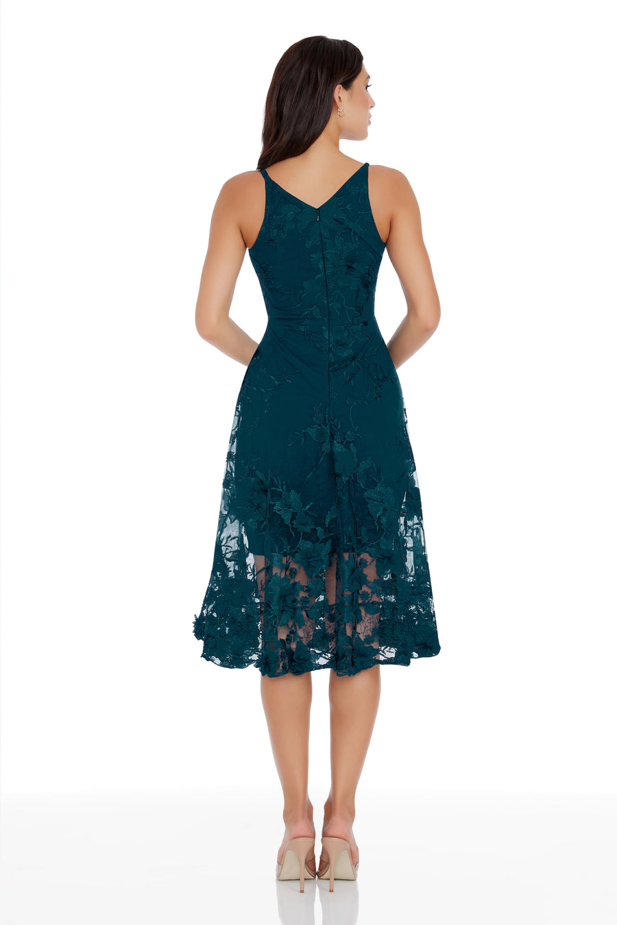 AUDREY DRESS / PEACOCK BLUE