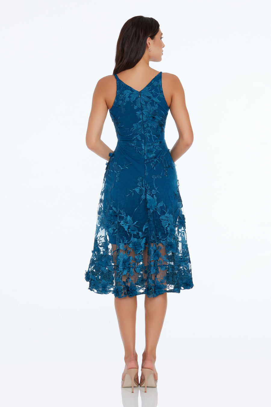 Audrey Dress / PEACOCK BLUE