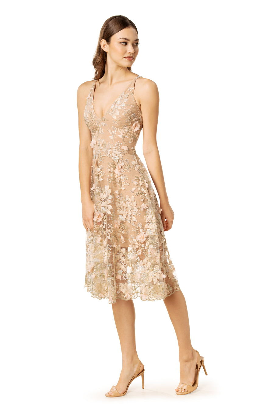 AUDREY DRESS / PINK FLORAL