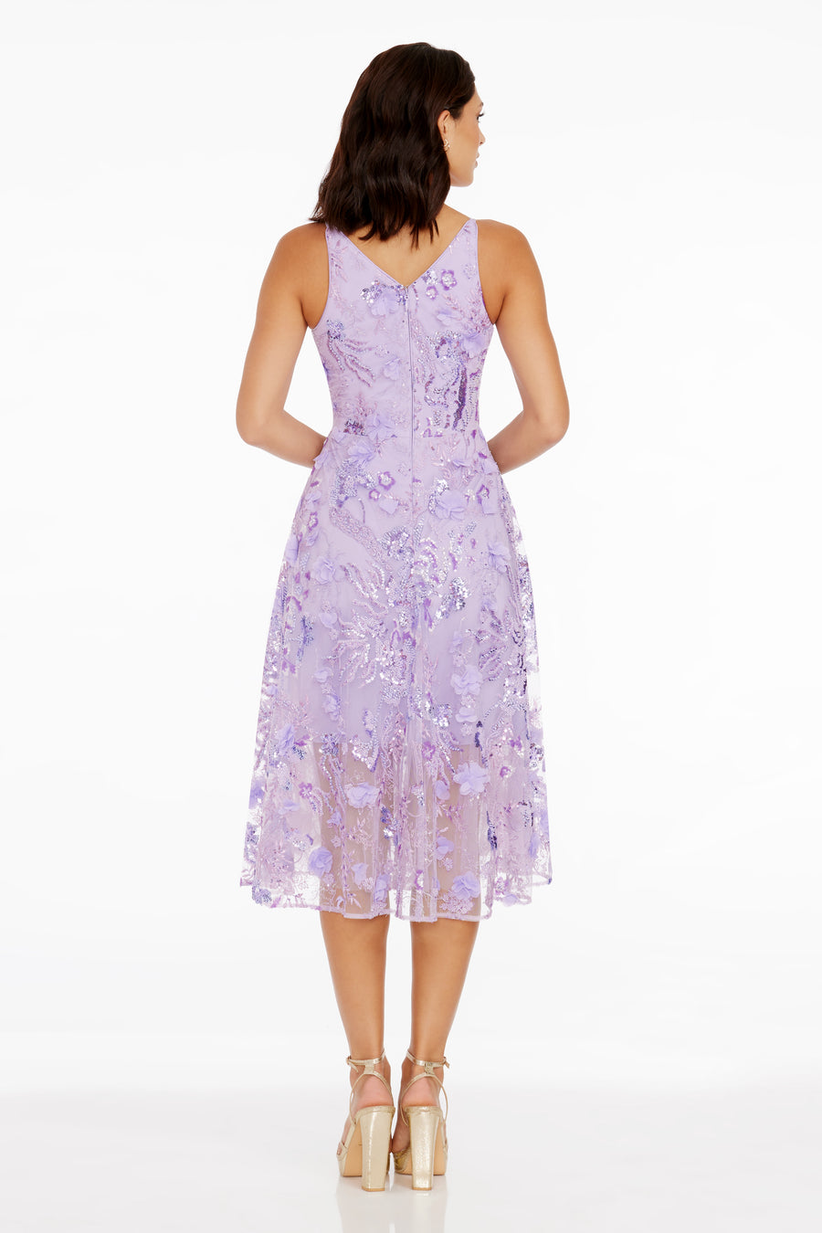 dress the population audrey lace Dress The Population Audrey Floral Applique Lace Mini Dress Sheer Over Womens M